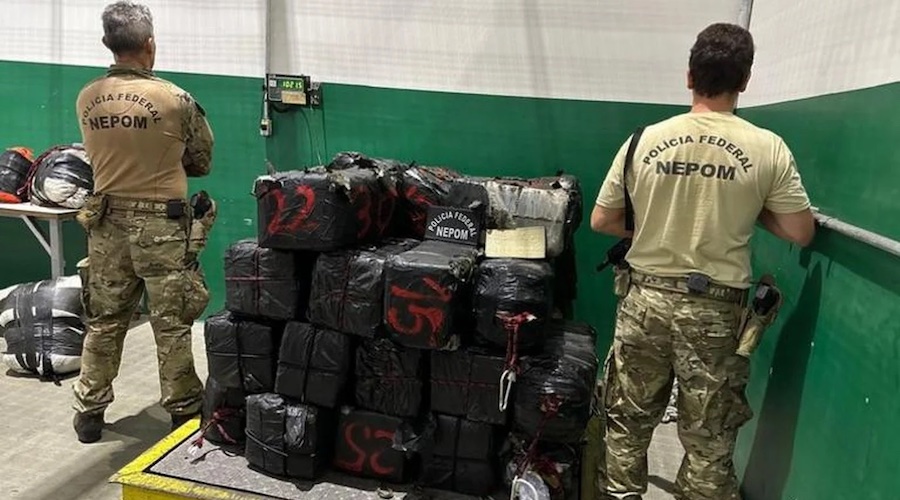 Une tonne de cocaïne à destination du Maroc interceptée au Brésil