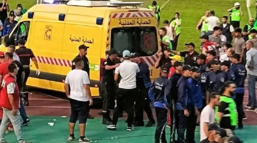 5-Juillet championnat d'Algérie accident