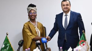 Arkab reçoit la Commissaire à l’énergie et aux infrastructures de l’UA