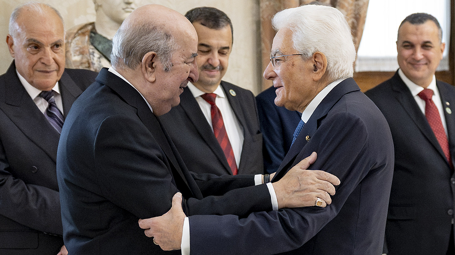 Tebboune Mattarella