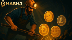 HASHJ, the best cloud mining platform of 2025 allows Easy Bitcoin and Dogecoin Mining at home