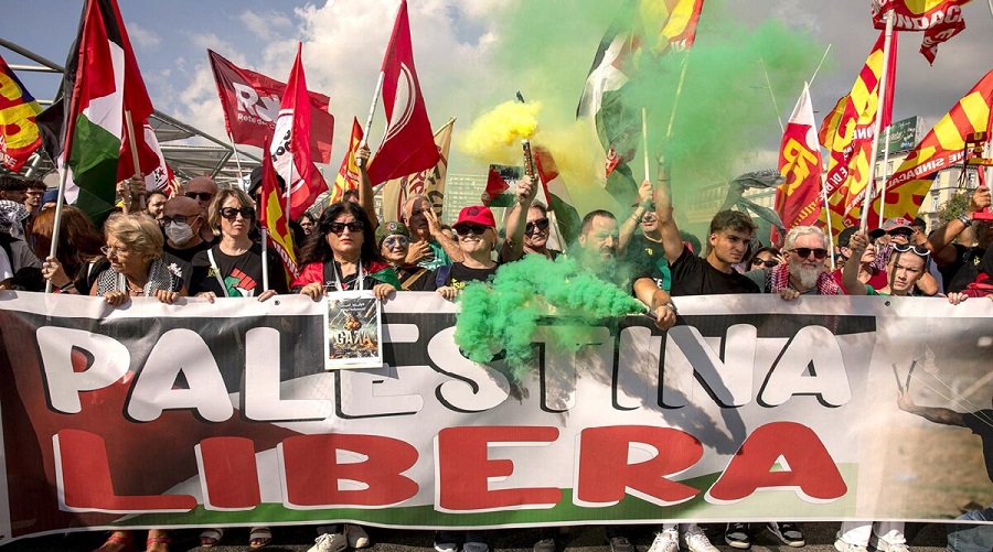 Gaza manifestation Italie